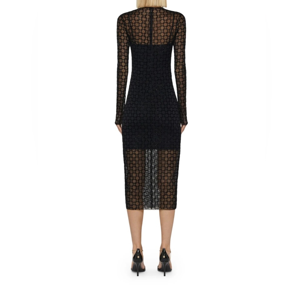 NWOT Givenchy Monogrammed Crew Neck Dress - Picture 4 of 6